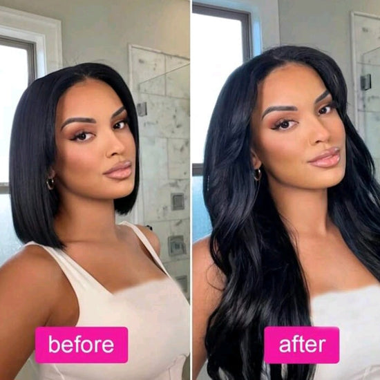 Black Body Wave Clip In Extensions